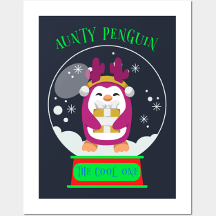 Matching Christmas Family, The Cool Aunt Penguin Posters and Art